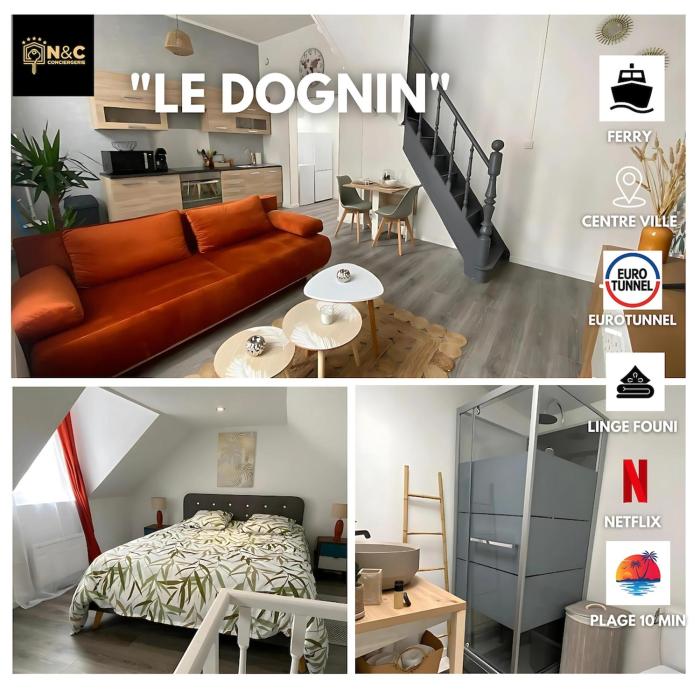 Le Dognin - centre ville - ferry - eurotunnel