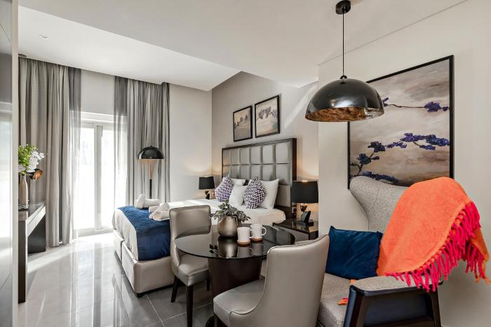 Studio with a Large Terrace at DAMAC Majestine