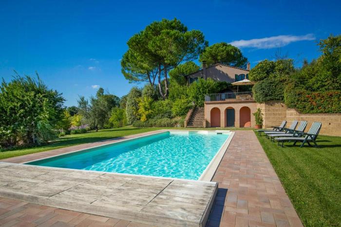 Hidden Villa Among Olive Trees In Tuscany