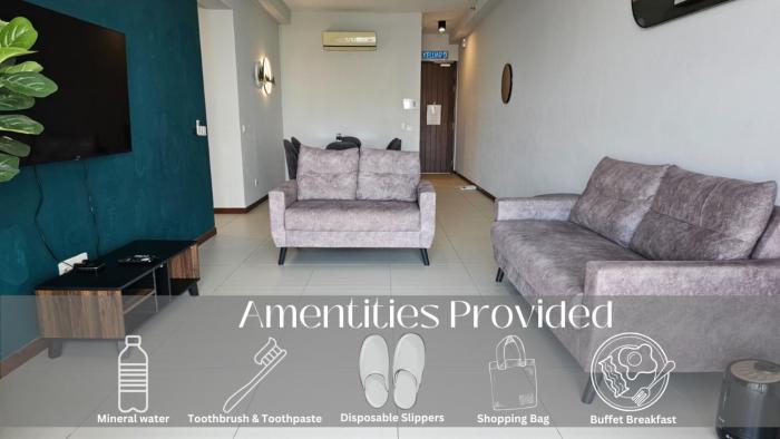 Family Seaview Suite with 3 Rooms by The Only Bnb