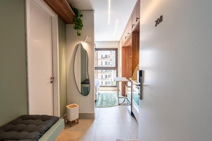 Studio elegante com vista em Moema - IP1208