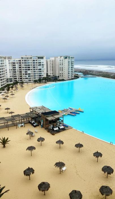 descanso frente al mar