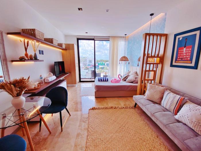 Brand New Studio in 4th Floor with Balcony and Elevator