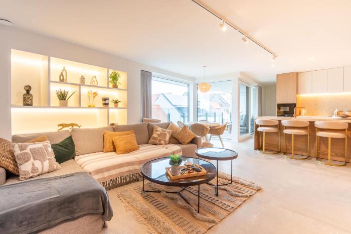 High-end new apartment with 2 bedrooms