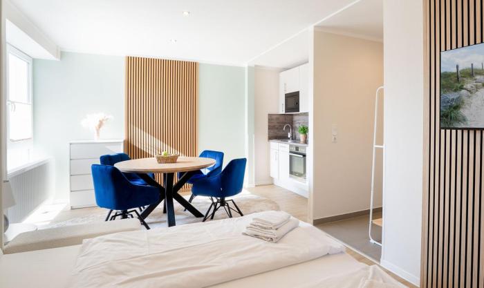 Das Solaris Beach Apartment 20 mit Garten, Sauna und hundefreundlicher Ausstattung