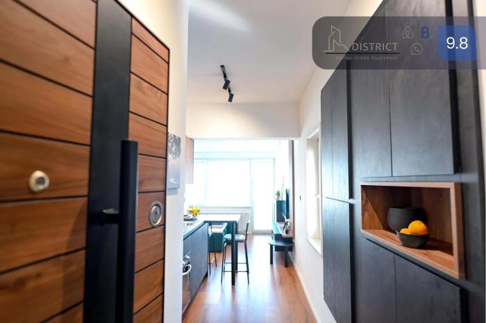 District Center Urban Apartment 1min to City Park