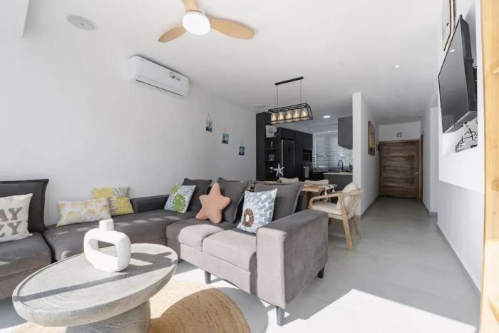 Elegant apartment in Trou-aux-Biches, 65 m², sea view