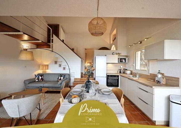 Sous le Pin - Villa paisible face aux îles Lavezzi