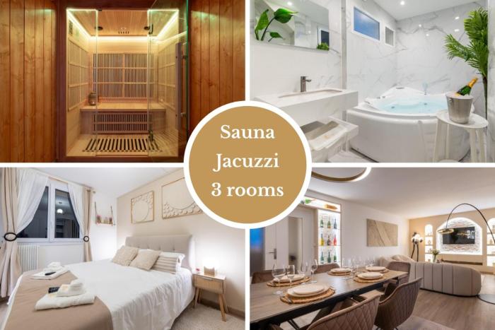 Luxurious 3 Bedrooms Sauna Jacuzzi