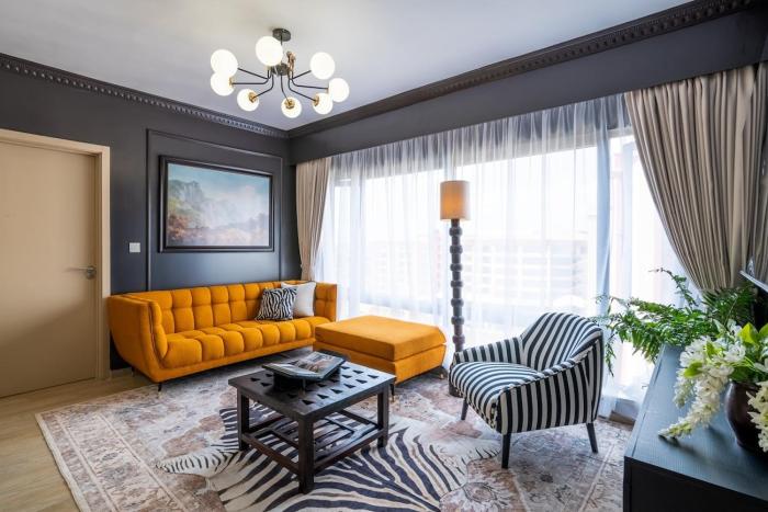 Luxury 2BR Near Airport with Backup Power