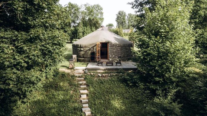 Intimate Peaceful Yurt Surrounded by Nature in Lithuania