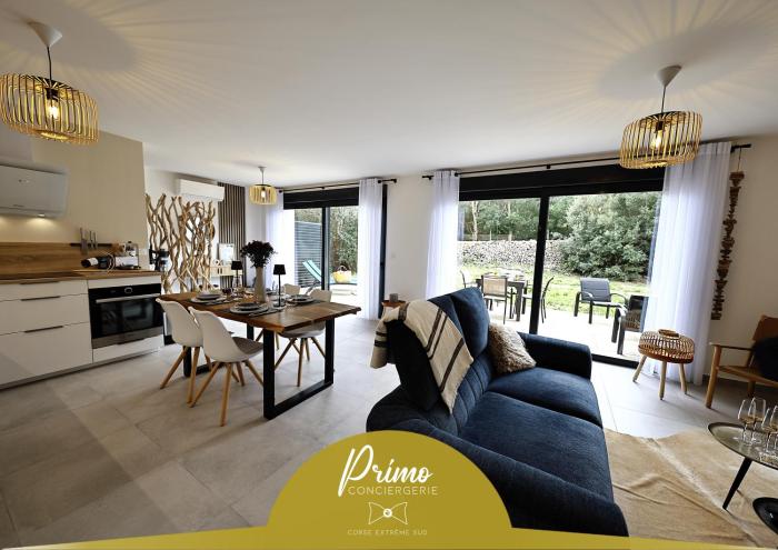 U Sognu - Appartement T3 4 étoiles - Terrasse & calme