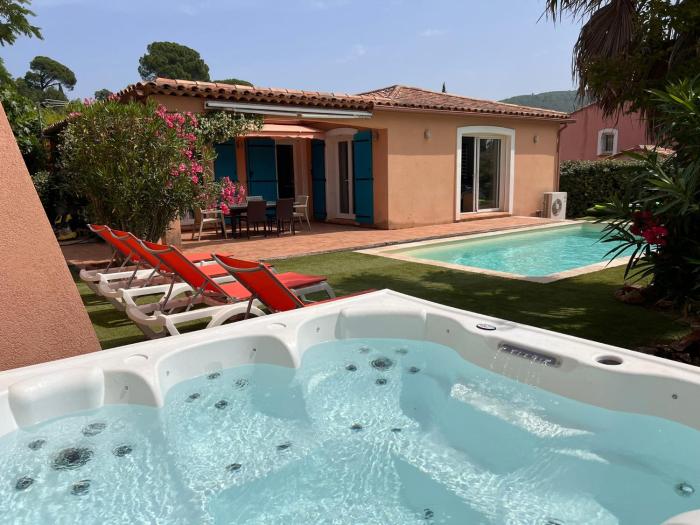 Villa de charme, heated pool and jacuzzi, 6 personnes