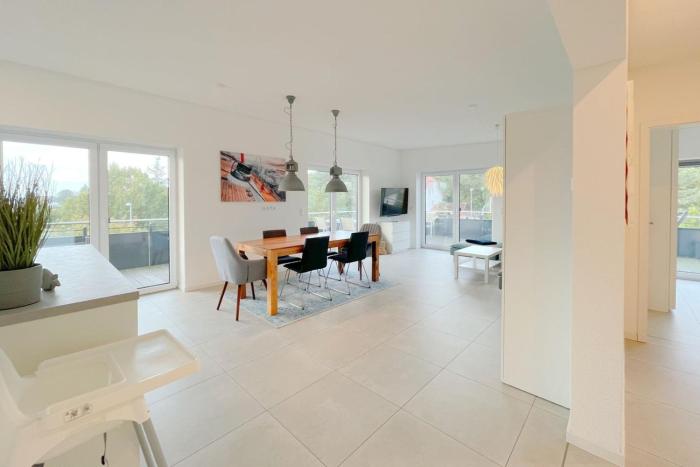 Achterwasserblick FEWO Strandstraße 21c Loddin Kölpinsee