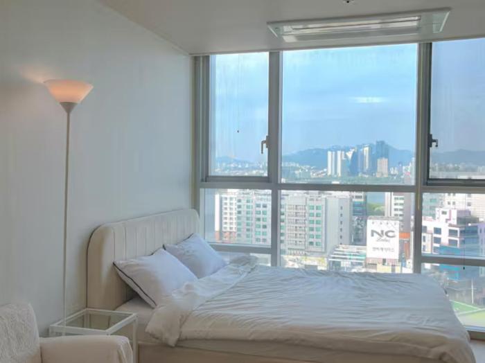 Dangsan , Hongdae, Hapjeong Station 1 stop Han River View