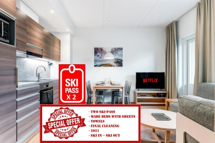 RukaHillChalet2 Ski In - Ski Out - SkiPass x2