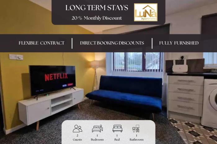 1 bedroom Windy Nook -Great monthly offers