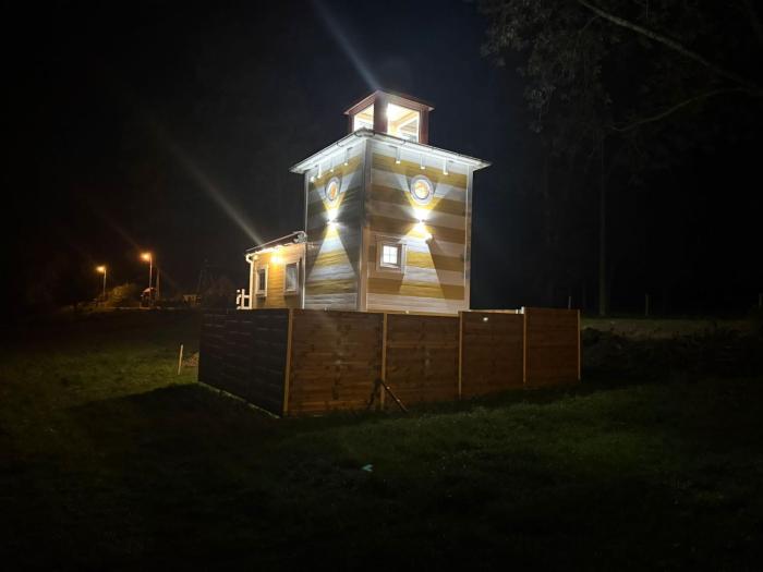 Mazurska Latarnia z prywatną plażą i stawem