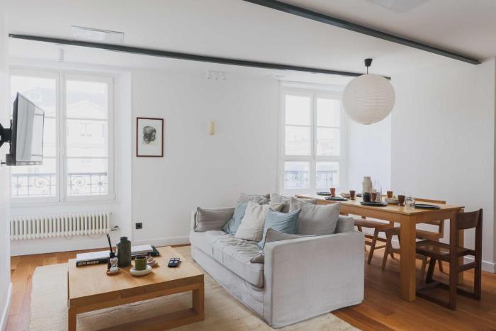 Modern Apartment -2BR-4P- Marais