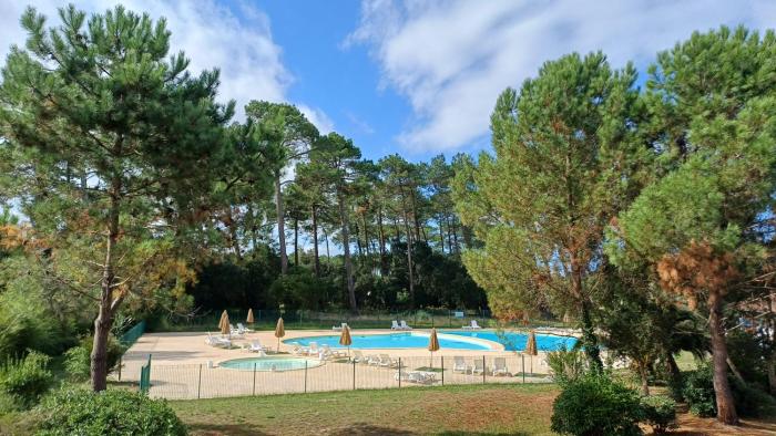 T3 Nature Ondres plage avec piscine et tennis