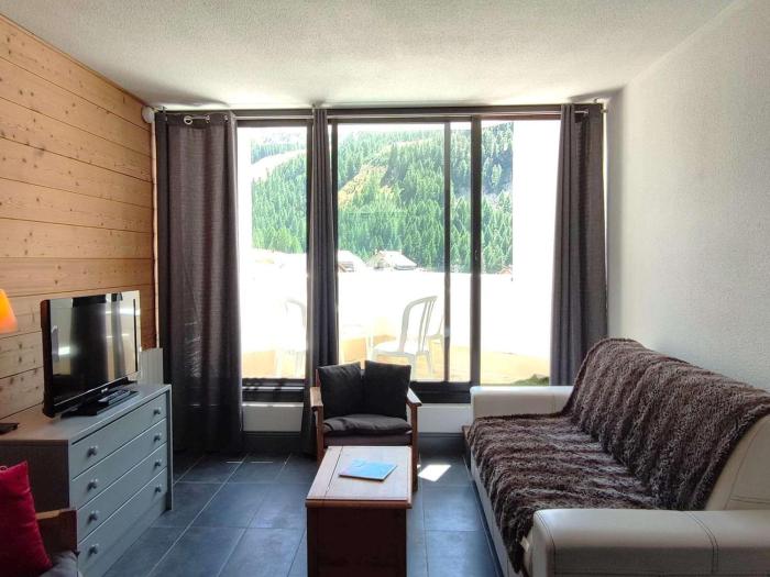 Studio 4 pers, balcon sud, au pied des pistes - FR-1-292-75