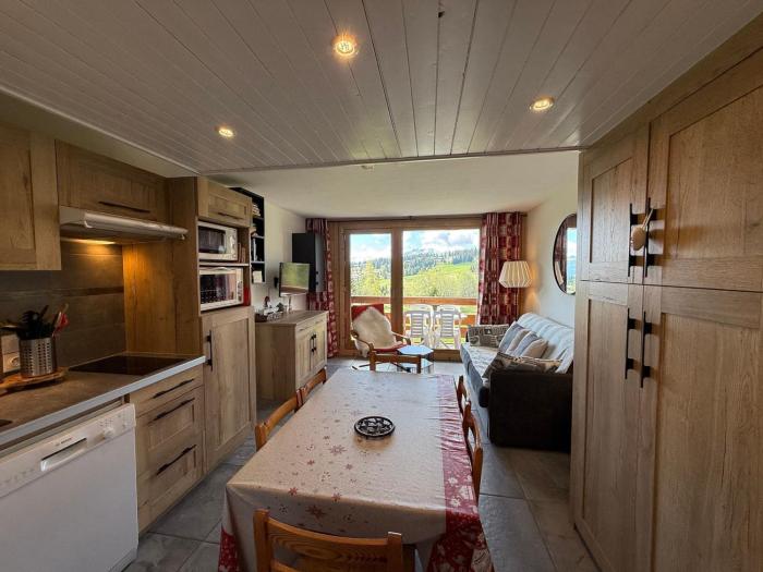 Les Saisies : Appartement 2 pièces cabine, 4 pers, 28 m², animaux admis - FR-1-293-204