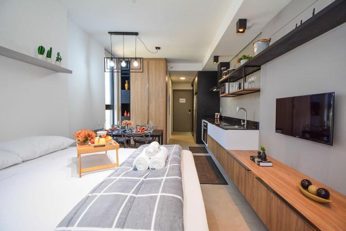 Studio em frente a UFSC e HU - Viva Trindade 625A