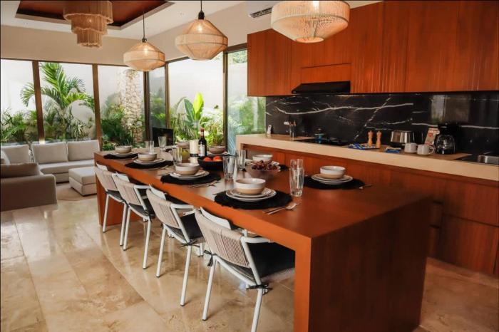 Stunning 4BR Tropical Chic Villa with Private Pool Garden & Modern Comforts