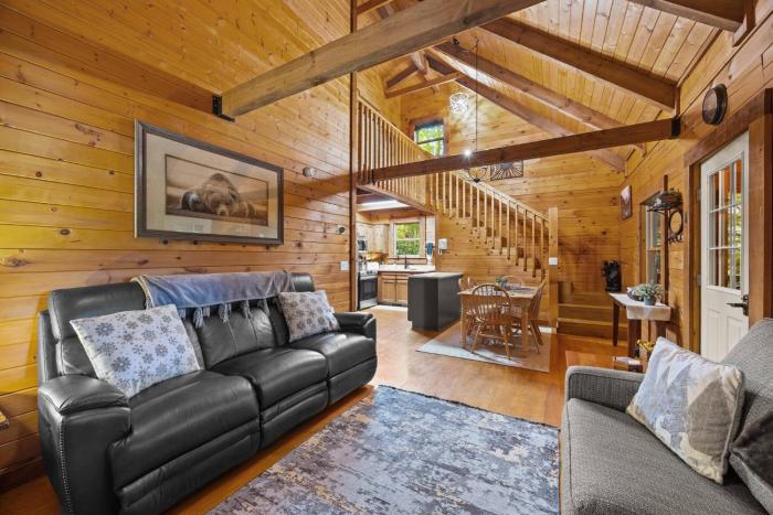 Cozy Maggie Valley Hot tub cabin