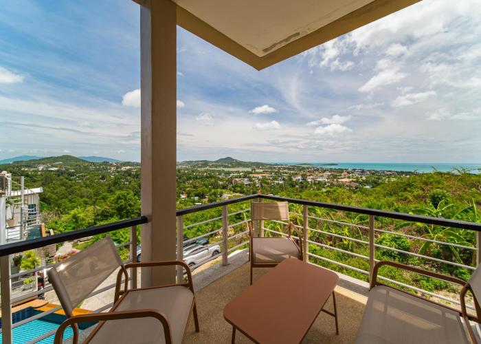 Panoramic Sea View Chaweng Hill Modern Apartment