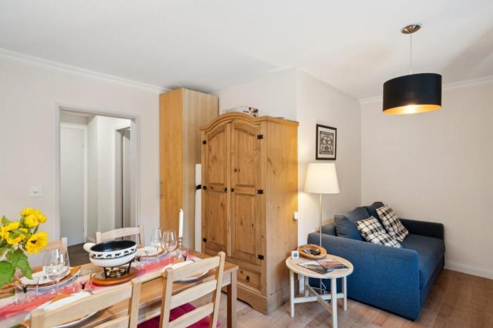 Central flat in Villars sur Ollon, Gamat, for 4 with two double beds