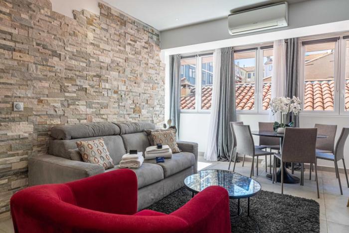 Charming flat - AC - 2BR - 6P - Cannes