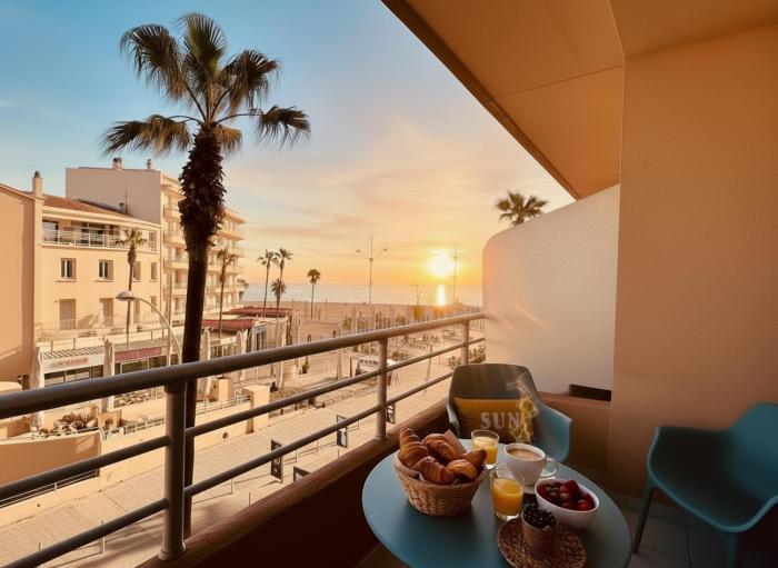 Superbe T2 vue mer avec ascenseur