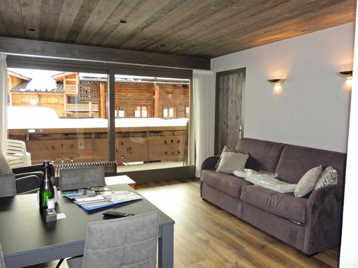 Appartement 4 pers. aux pieds des pistes avec parking et wifi - FR-1-598-130