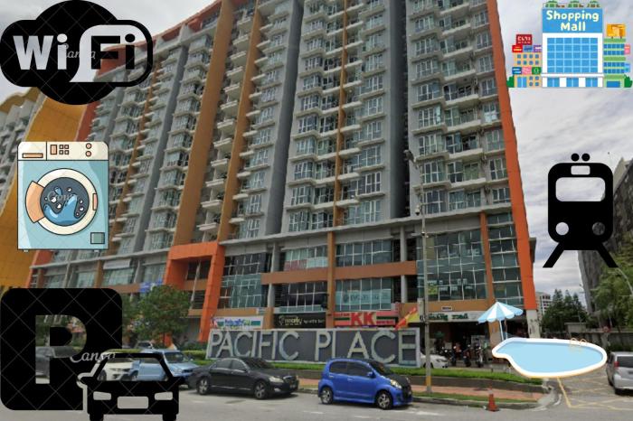 Pacific Place Ara Damansara LRT Pool Parking Kitchen By Kenangan Homes