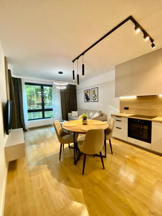 Leśna Sonata Sopot Apartament z Tarasem i Ogródkiem