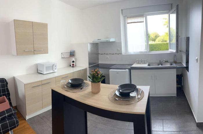 Studio confortable avec espace extérieur