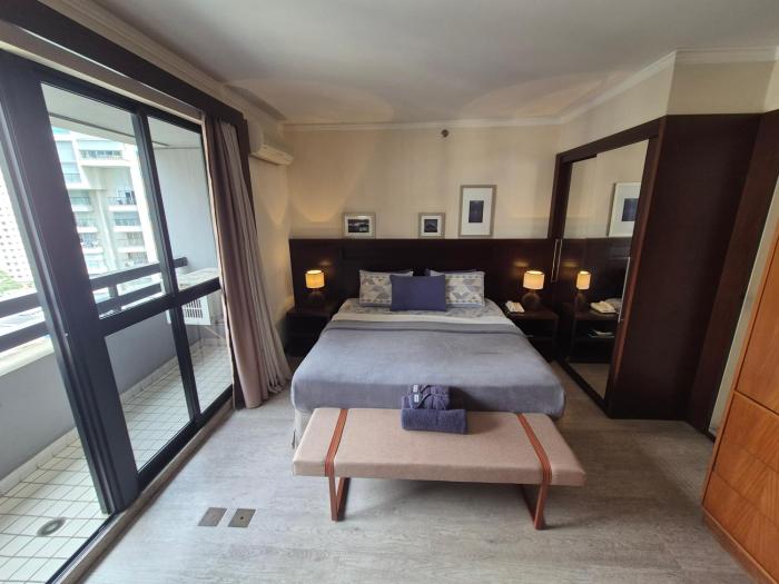 Flat no Itaim Bibi com infra de hotel