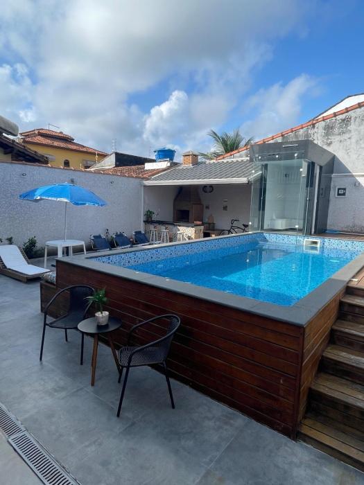 Beach House, apenas 600mt praia - Ar condicionado - 4 quartos