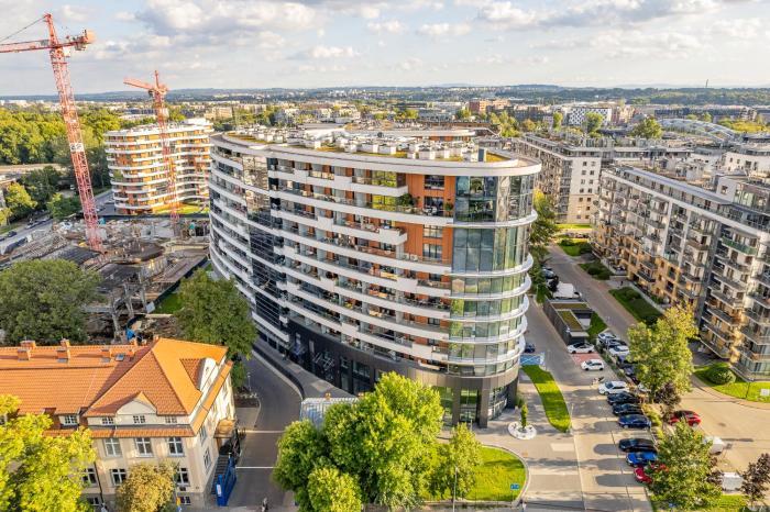 Krakow Studio Air Con 10th Floor Balcony