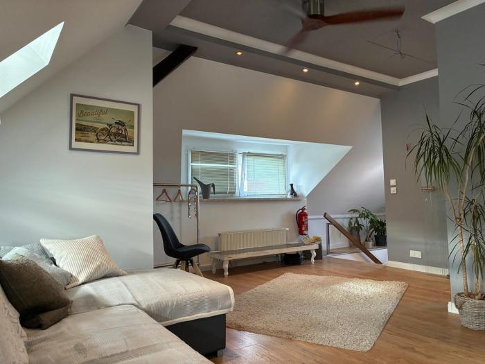 Attic apartment in a listed villa