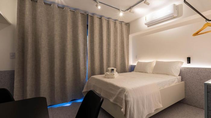 Studio moderno na Rua Bartira – ao lado da PUC-SP, conforto e praticidade em Perdizes