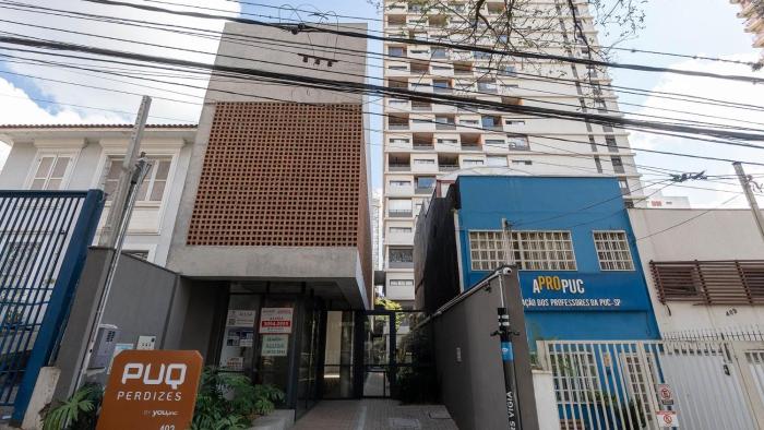 Studio moderno na Rua Bartira – ao lado da PUC-SP, conforto e praticidade em Perdizes