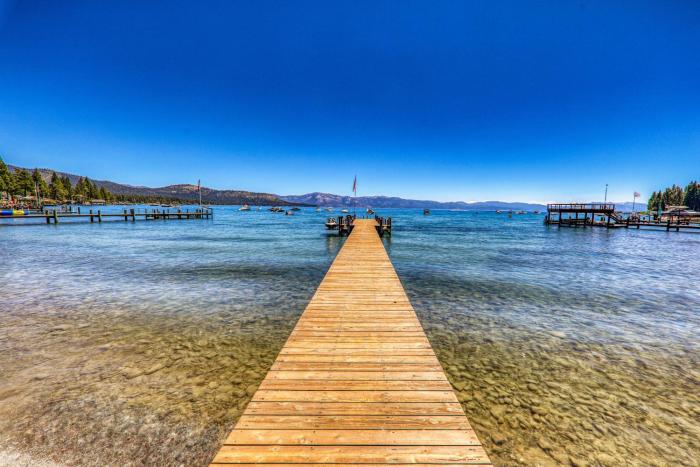 Beyond the Blue Lakefront Escape by Tahoe Getaways - Pet-Friendly 6BR with Pier, Buoy & Hot Tub