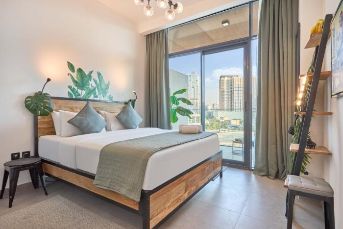 Stylish 1BR Apartment with Pool, Gym & Balcony - JVC Oxford Terraces