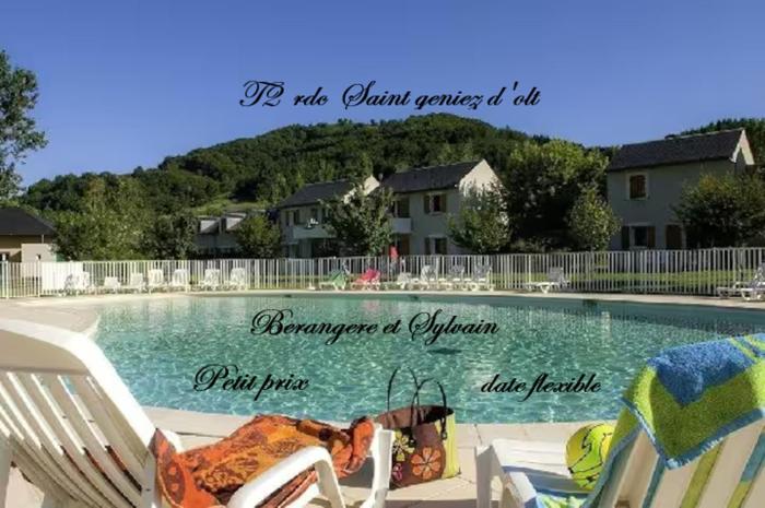 Saint geniez dolt Jolie t2 aménagée et équipée village goelia 2 piscines chauffées