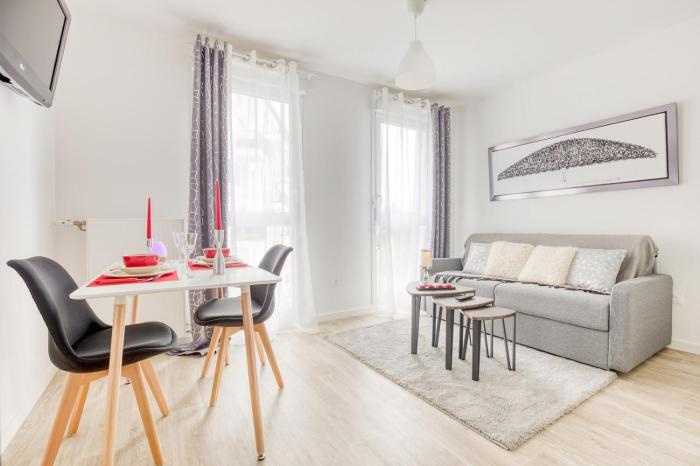 Studio moderne - Shopping Qwartz Parking et Stade de France