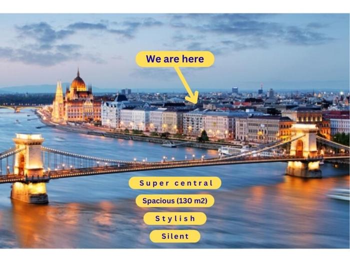 Queen Zita Apt 130 m2 near Chain Bridge