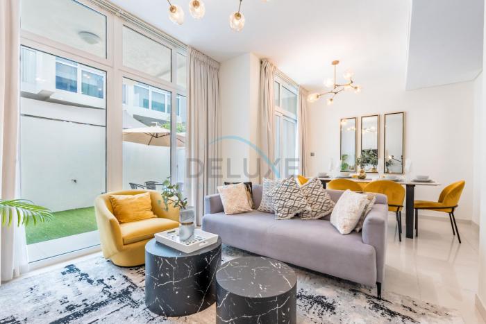 Furnished 3-Bedroom Townhouse, Just Minutes Drive from Al Marmoom Heritage Village and Popular Dubai Attractions, Albizia, Damac Hills 2 by Deluxe Holiday Homes