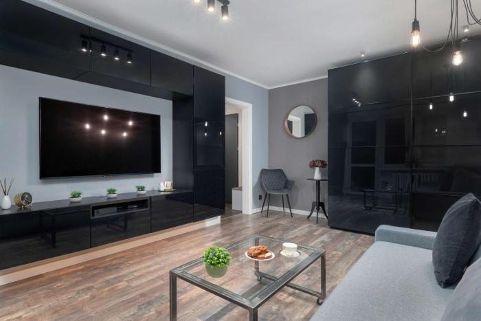 Stylowe Studio z Balkonem Blisko Atlas Areny w Łodzi by Noclegi Renters